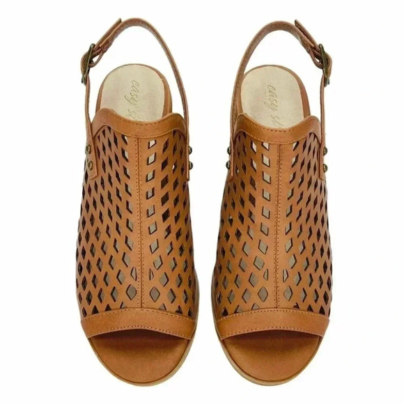 Easy Street Erin Tan Burnish Women's Sandals - Picture 5 of 13